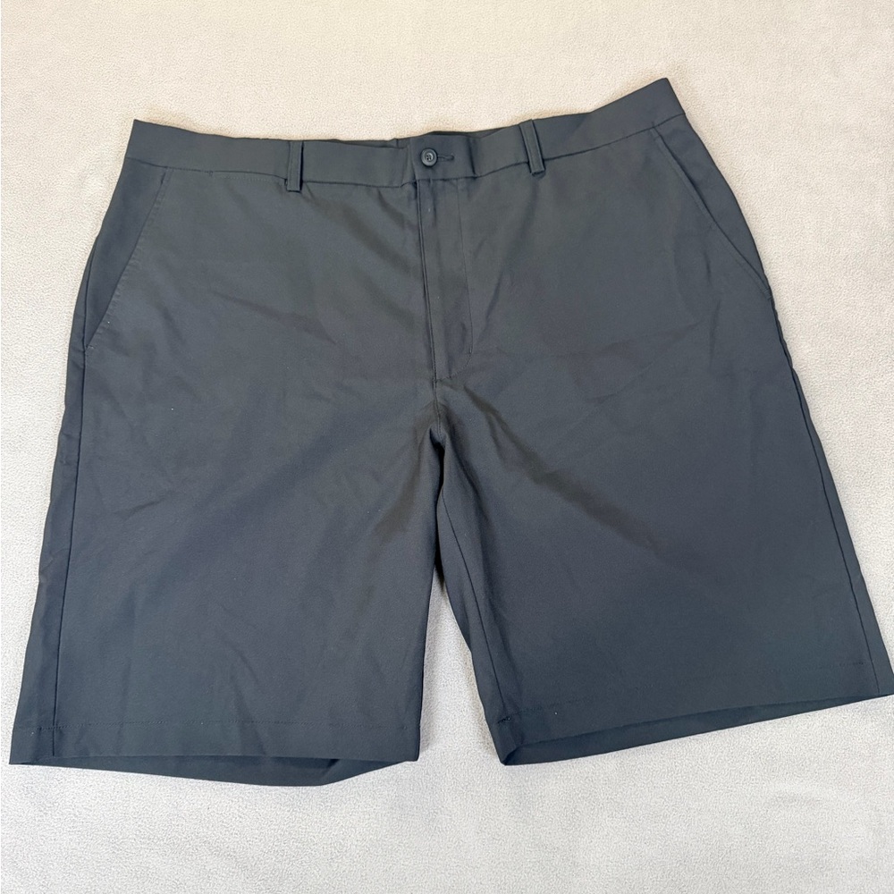 PGA Tour Men's Black Flat Front Shorts